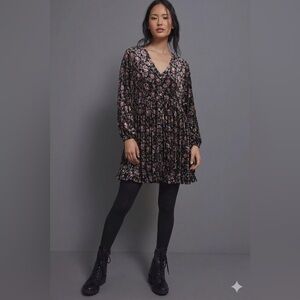 VTG Nostalgia Velvet Babydoll Mini Dress